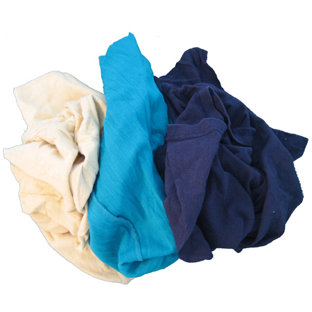 Reclaimed Color Knit Rags - 40 lbs.